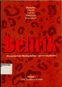 Belirik : (Kumpulan Puisi Mbeling Bahasa Jawa Serang Banten)