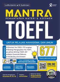 Image of MANTRA PEMANTAPAN MATERI & ASESMEN TOEFL