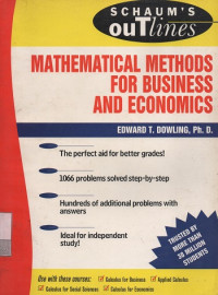 Mathematical Methods for Business and Economics