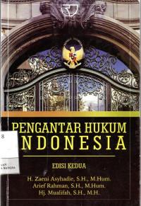 Pengantar Hukum Indonesia EDISI KEDUA