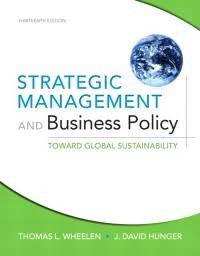 Image of STRATEGIC MANAGEMENT AND BUSINESS POLICY