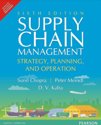 Image of SUPPLY CHAIN MANAGEMENT : strategy, planning and operation