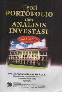 Teori Portofolio dan Analisis Investasi